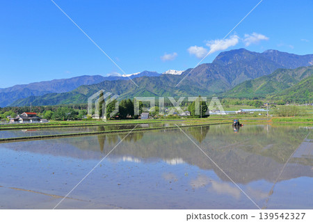 May in Azumino Countryside and Northern Alps May in Azumino Countryside and Northern Alps 139542327