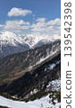 The Northern Alps mountain range as seen from near Nishihotaka Mountain Hut. 139542398