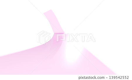 Flowing fabric - impactful presentation cover with white background - CG Flowing fabric - impactful presentation cover with white background - CG 139542552