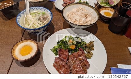 Beef tongue set meal Beef tongue set meal 139542767