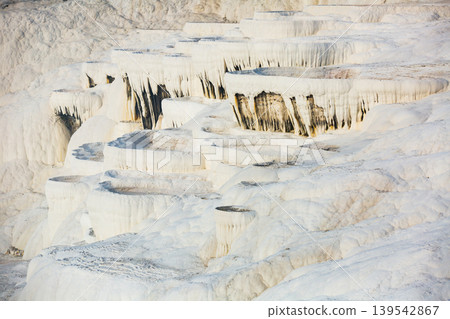 Travertine terraces at Pamukkale Travertine terraces at Pamukkale 139542867