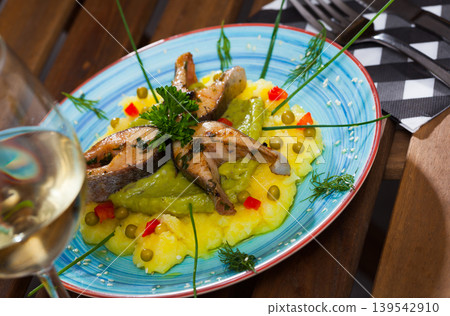 Tender fried trout steaks Tender fried trout steaks 139542910