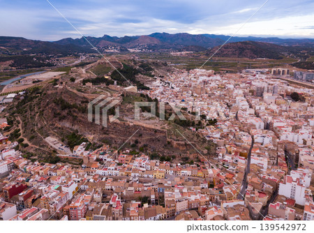 View of Sagunto city and fortress 139542972