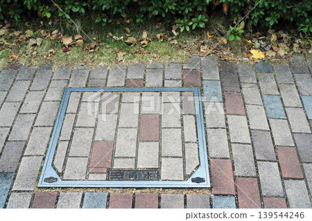 Sidewalk storm drain cover Sidewalk storm drain cover 139544246