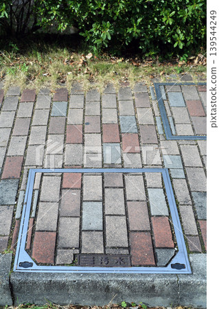 Sidewalk storm drain cover Sidewalk storm drain cover 139544249