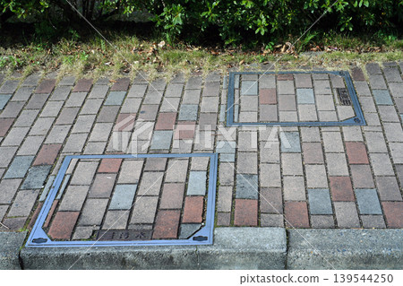 Sidewalk storm drain cover 139544250