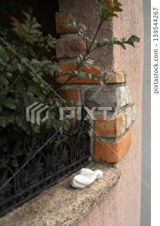 Brick wall and lost item 139544267