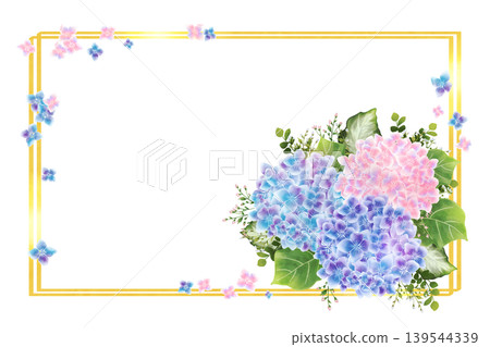 繡球花框 1（附邊框） 139544339
