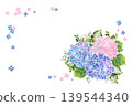 Hydrangea frame 1 (no border) 139544340