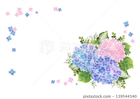 繡球花框 1(無邊框) 繡球花框 1(無邊框) 139544340