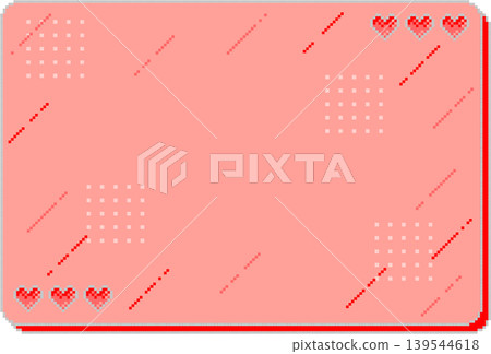 Y2K Retro Dot Frame, Cute Pop, Card Size, Horizontal, Red Y2K Retro Dot Frame, Cute Pop, Card Size, Horizontal, Red 139544618