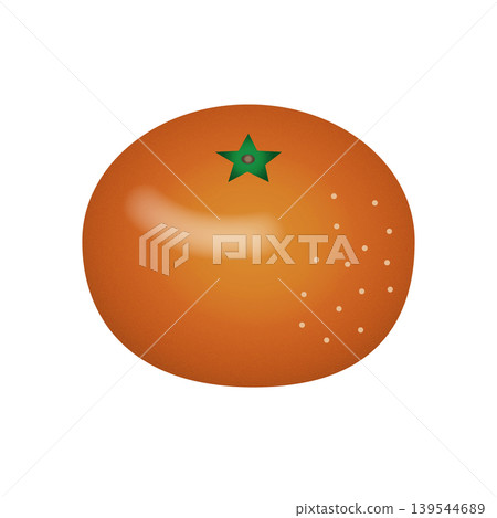 Mandarin orange noise gradient illustration - simple and natural fruit material Mandarin orange noise gradient illustration - simple and natural fruit material 139544689