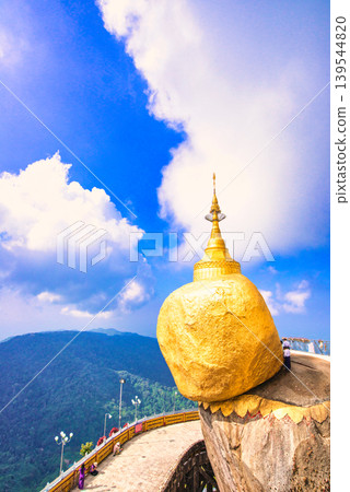 The breathtaking view of the Golden Rock in Kyaiktiyo, Myanmar The breathtaking view of the Golden Rock in Kyaiktiyo, Myanmar 139544820