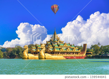 Beautiful scenery in Yangon Beautiful scenery in Yangon 139544841