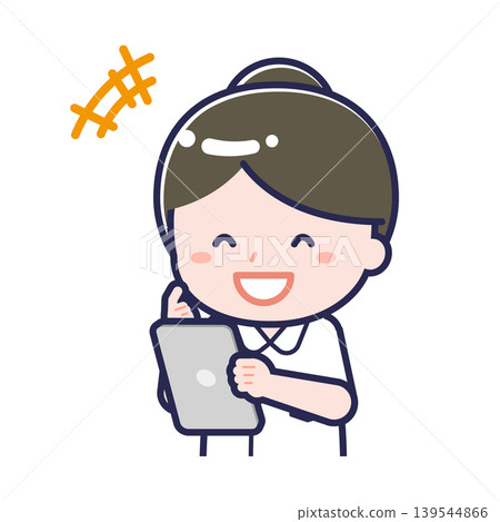 "Nurse 01" woman using a tablet "Nurse 01" woman using a tablet 139544866