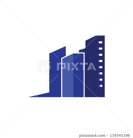Property and construction logo vector flat design Property and construction logo vector flat design 139545396