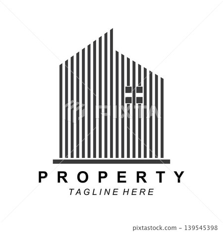 Property and construction logo vector flat design 139545398