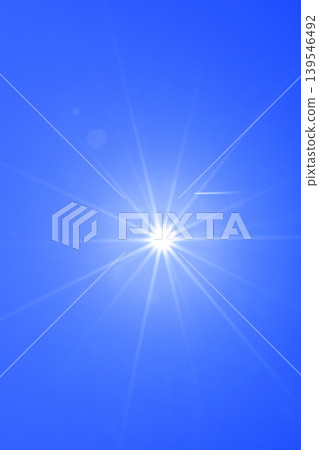 Blue sky and contrails - Free space image (fixed shot) Blue sky and contrails - Free space image (fixed shot) 139546492