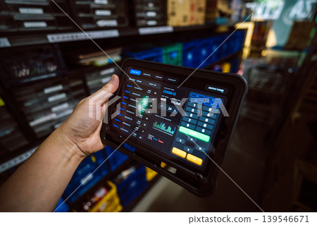 Inventory management using a tablet 139546671