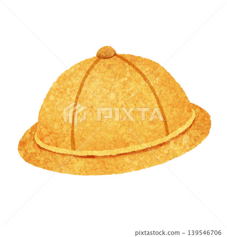 Cute hand-drawn illustration of a hat Cute hand-drawn illustration of a hat 139546706