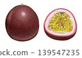 Passion fruit illustration - 2 139547235