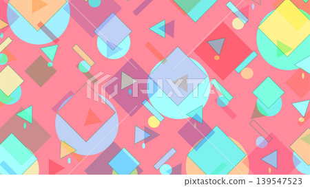 彩色幾何圖案抽象背景 彩色幾何圖案抽象背景 139547523