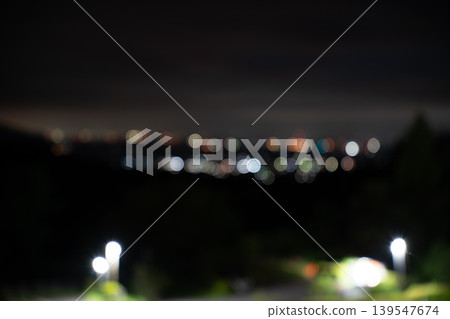 The bokeh of a glittering night view The bokeh of a glittering night view 139547674