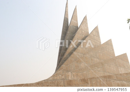 The National Martyrs Memorial, located in Savar near Dhaka, Bangladesh 139547955