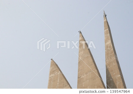 The National Martyrs Memorial, located in Savar near Dhaka, Bangladesh The National Martyrs Memorial, located in Savar near Dhaka, Bangladesh 139547964
