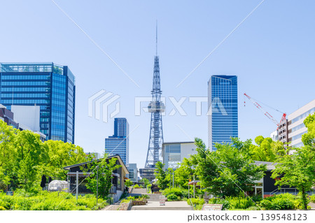 從久屋大通公園眺望名古屋市容(名古屋市中區榮) 從久屋大通公園眺望名古屋市容(名古屋市中區榮) 139548123