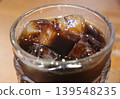 Iced coffee, cold coffee, coffee shop, cafe, roasting, ice, summer, heatstroke, refreshing, traditional coffee shop, glass 139548235