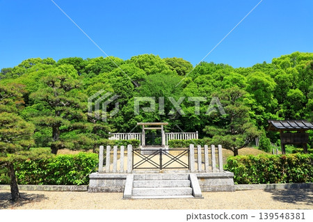 The Emperor's Mausoleum in the Fresh Greenery The Emperor's Mausoleum in the Fresh Greenery 139548381
