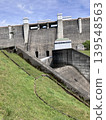 Blue sky and Hinachi Dam in Nabari City, Mie Prefecture 139548563