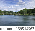 Dam lake as seen from Hinachi Dam in Nabari City, Mie Prefecture 139548567