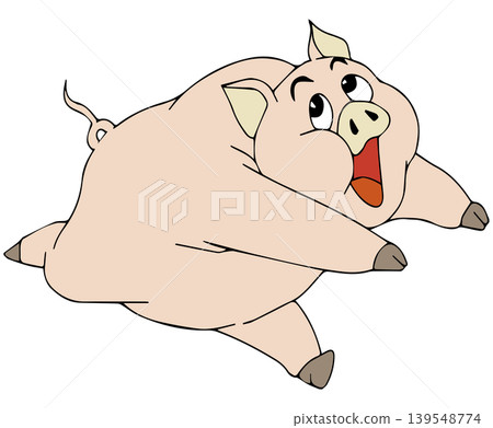 A fun animal illustration ☆ Pig A fun animal illustration ☆ Pig 139548774