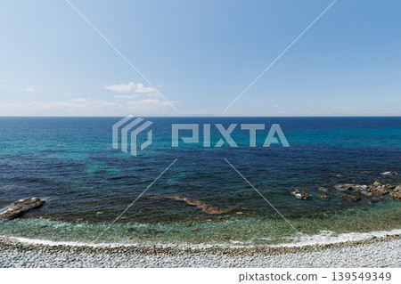 The Pacific Ocean as seen from Shiriyazaki Lighthouse (Higashidori Village, Aomori Prefecture) The Pacific Ocean as seen from Shiriyazaki Lighthouse (Higashidori Village, Aomori Prefecture) 139549349