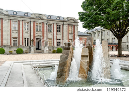The fountain and historic brick building of the former Yamagata Prefectural Assembly Hall (Yamagata City, Yamagata Prefecture) The fountain and historic brick building of the former Yamagata Prefectural Assembly Hall (Yamagata City, Yamagata Prefecture) 139549872