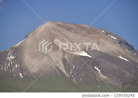 I photographed the scenery of Mt. Sunahara in Mori Town, Hokkaido in spring. I photographed the scenery of Mt. Sunahara in Mori Town, Hokkaido in spring. 139550248
