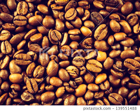 Coffee beans background Coffee beans background 139551488