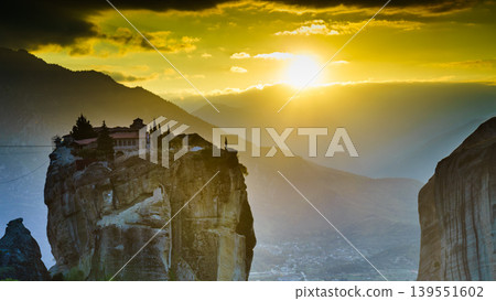 Monastery of the Holy Trinity i in Meteora, Greece Monastery of the Holy Trinity i in Meteora, Greece 139551602