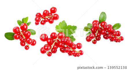 Red berries with green leaves are arranged together, PNG Red berries with green leaves are arranged together, PNG 139552138