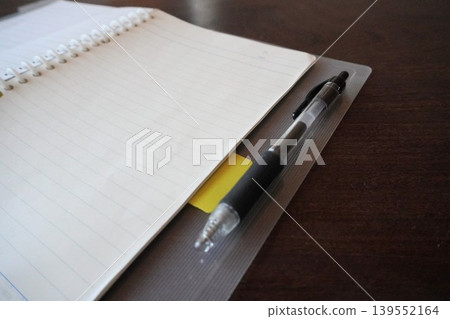 blank notebook and pen blank notebook and pen 139552164