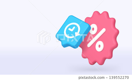 Limited Time Offer And Flash Sale 3d Banner Template Vector Illustration. Limited Time Offer And Flash Sale 3d Banner Template Vector Illustration. 139552270