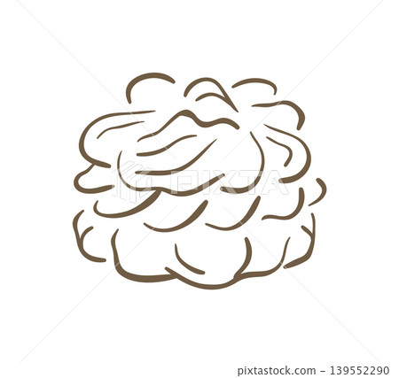 A Sweet Cream Puff Or Profiterole Dessert Doodle Vector Illustration Art A Sweet Cream Puff Or Profiterole Dessert Doodle Vector Illustration Art 139552290