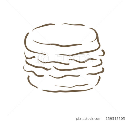 A Stack Of Colorful French Macaron Cookies Vector Illustration Doodle Art A Stack Of Colorful French Macaron Cookies Vector Illustration Doodle Art 139552305