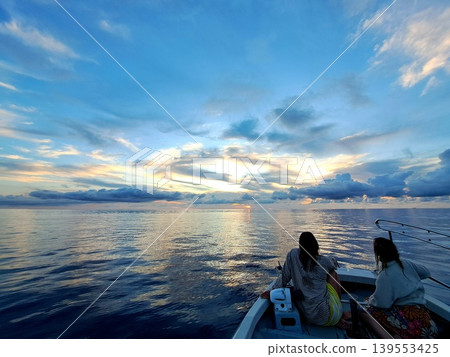 Relaxing out at sea Relaxing out at sea 139553425