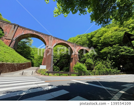 群馬縣安中市眼鏡橋碓冰三橋 群馬縣安中市眼鏡橋碓冰三橋 139554109