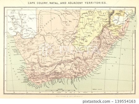 Map of Africa in the 19th century: Cape Colony 139554163