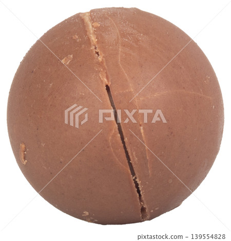 Chocolate balls egg isolated on white background Chocolate balls egg isolated on white background 139554828