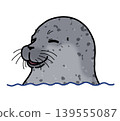 斑海豹，微笑，分身。 139555087